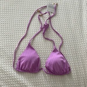 Lilac / Orchid Monday swimwear Palma top.